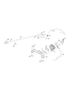 Kohler Cv732-3015 Fuel System Diagram and Parts List for Z-FORCELZ60 (53AGD-53AGD050)(2015) Cub Cadet Lawn Tractor